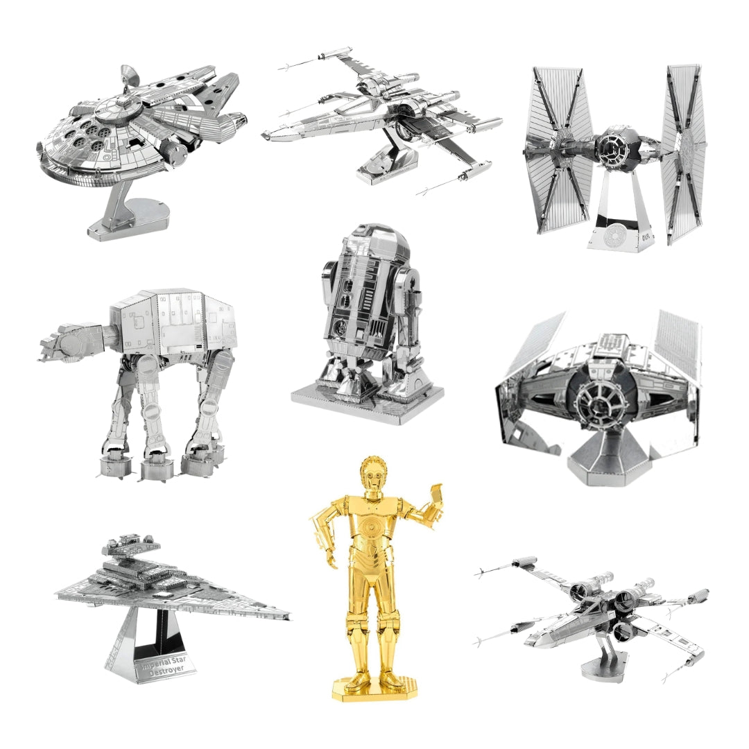 Rompecabezas 3D de Metal - Colección de Star Wars