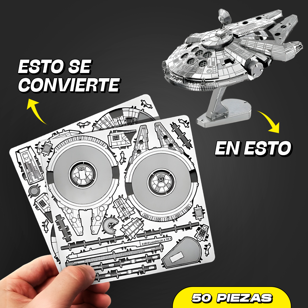 Rompecabezas 3D de Metal - Colección de Star Wars