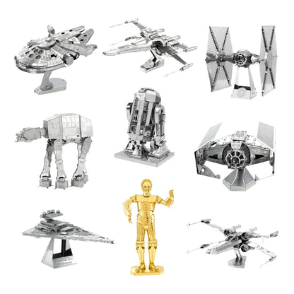 Rompecabezas 3D de Metal - Colección de Star Wars