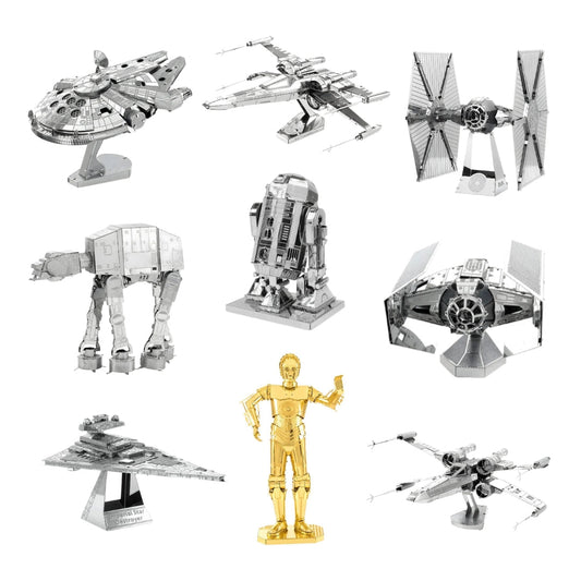 Rompecabezas 3D de Metal - Colección de Star Wars